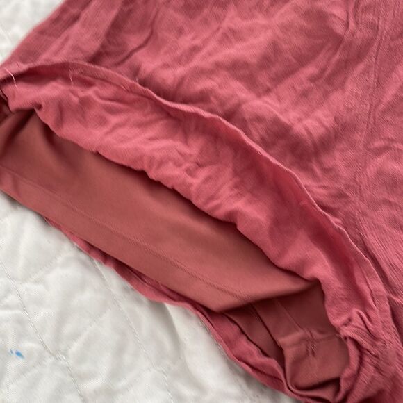 Romper shorts mauve w/cap sleeves off the shoulder Charlotte Russe Large - Picture 8 of 10